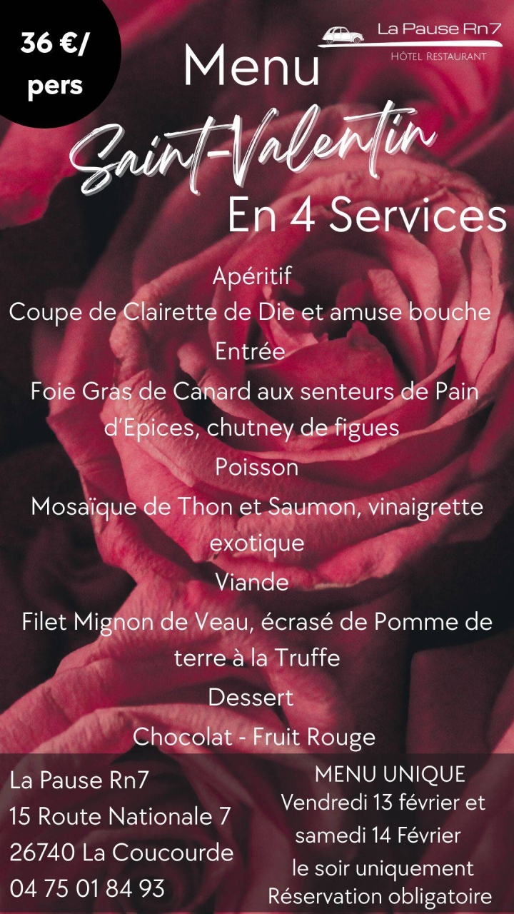 La Pause Rn7 - restaurant LA COUCOURDE - restaurant LA COUCOURDE